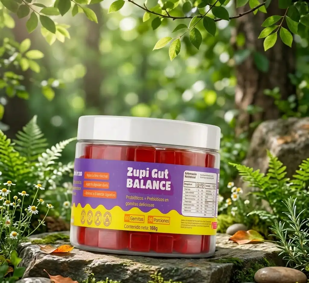 Zupi Gut Balance — 60 gomitas probióticos + prebióticos
